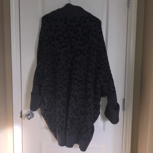 Black and grey cocoon cardigan - Picture 4 of 5
